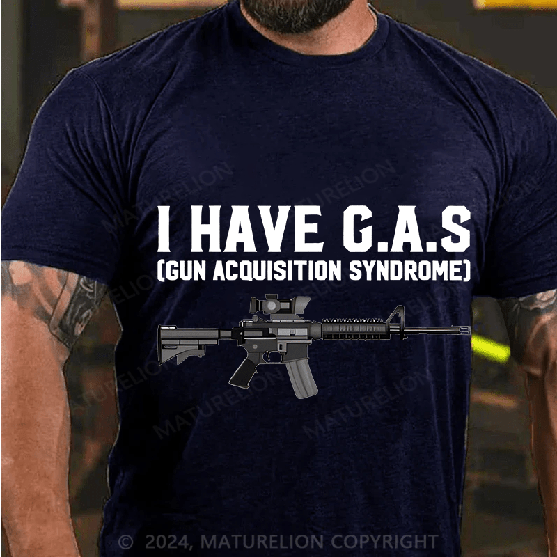 Maturelion Men's T-Shirt I HAVE C.A.S Cotton T-Shirt