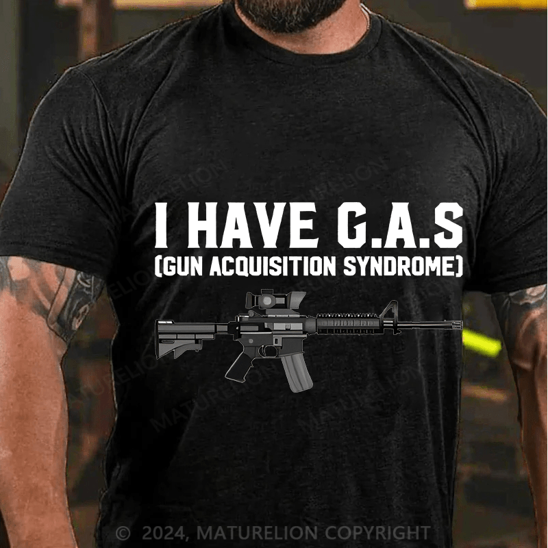 Maturelion Men's T-Shirt I HAVE C.A.S Cotton T-Shirt