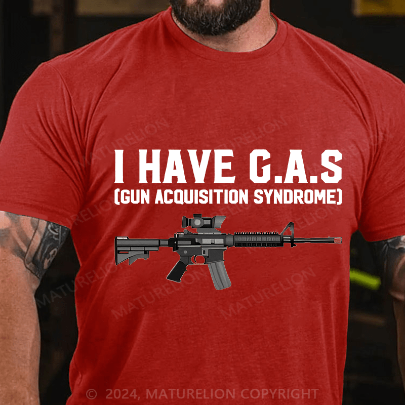 Maturelion Men's T-Shirt I HAVE C.A.S Cotton T-Shirt