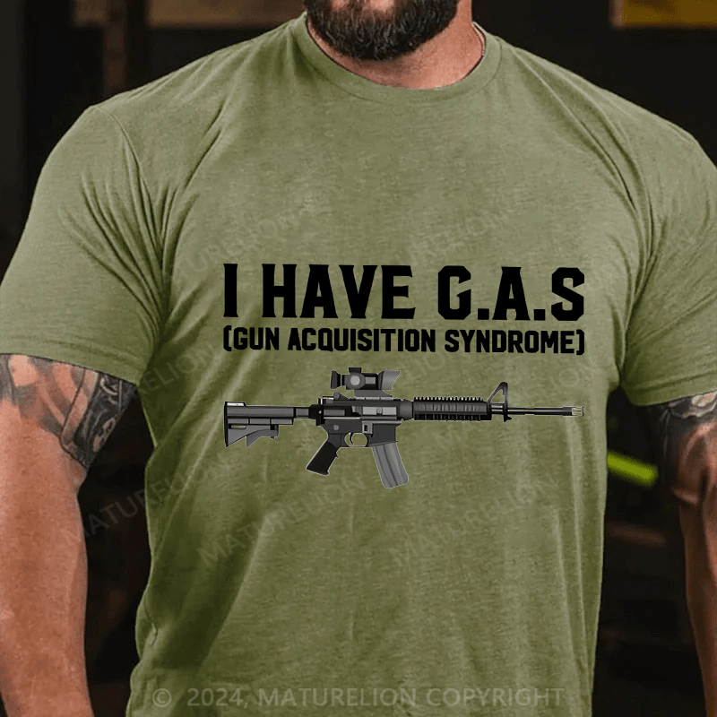 Maturelion Men's T-Shirt I HAVE C.A.S Cotton T-Shirt