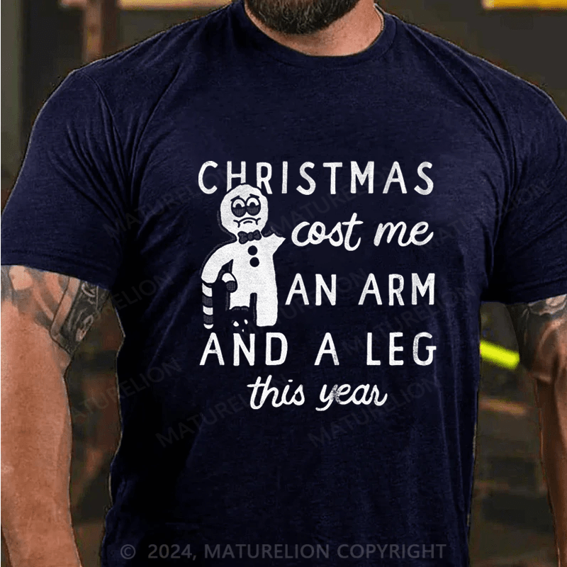 Maturelion Christmas T-Shirt Christmas Cost Me T-Shirt