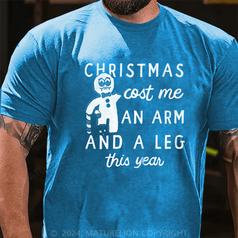 Maturelion Christmas T-Shirt Christmas Cost Me T-Shirt