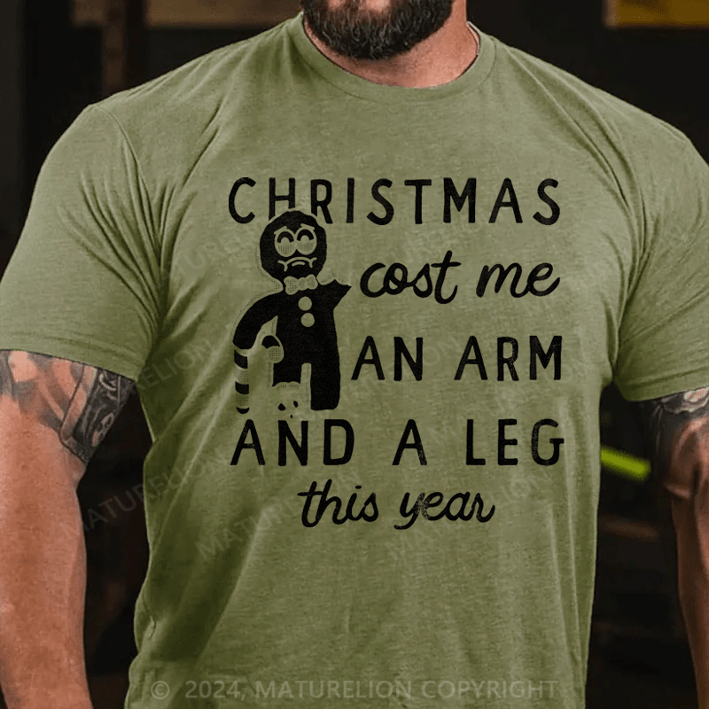 Maturelion Christmas T-Shirt Christmas Cost Me T-Shirt