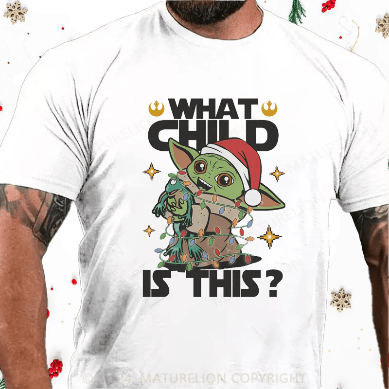 Maturelion Christmas T-Shirt Galaxy Wars Christmas Light Shirt