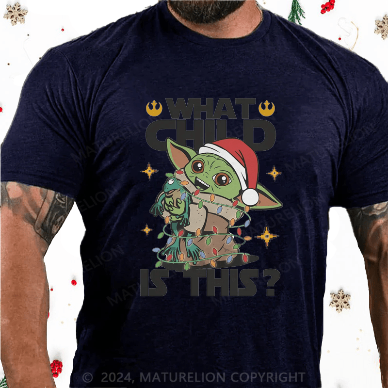 Maturelion Christmas T-Shirt Galaxy Wars Christmas Light Shirt