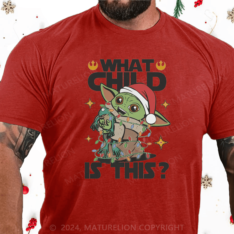 Maturelion Christmas T-Shirt Galaxy Wars Christmas Light Shirt