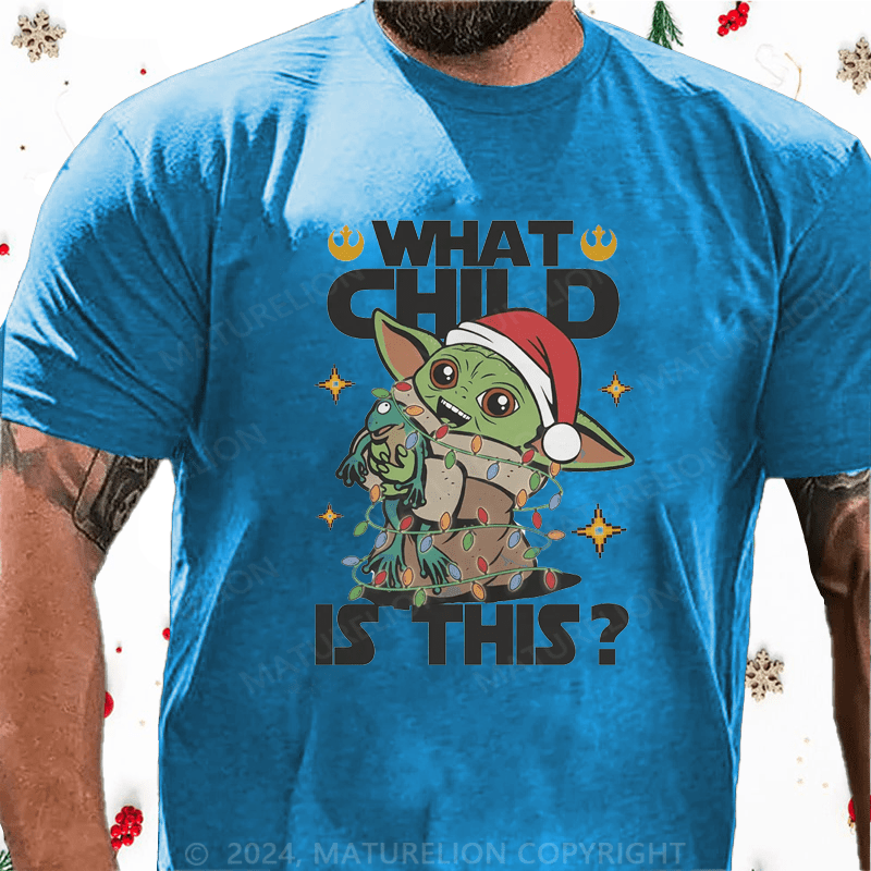 Maturelion Christmas T-Shirt Galaxy Wars Christmas Light Shirt