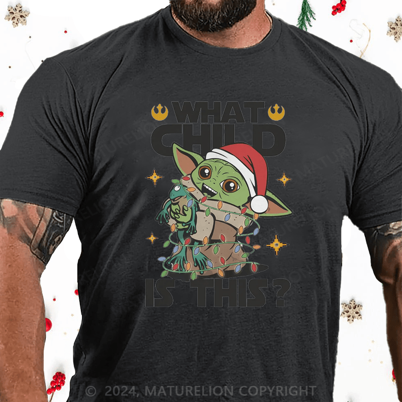 Maturelion Christmas T-Shirt Galaxy Wars Christmas Light Shirt
