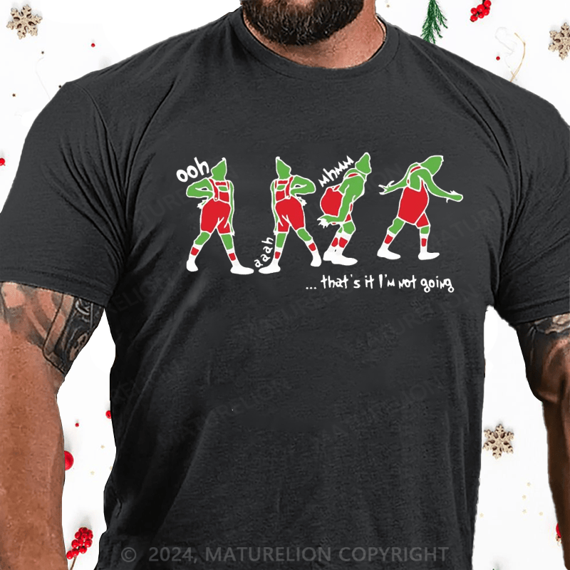 Maturelion Christmas T-Shirt Dead Inside But Merry Funny Skeleton Coffee Christmas Gift T-Shirt