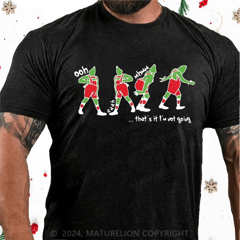 Maturelion Christmas T-Shirt Dead Inside But Merry Funny Skeleton Coffee Christmas Gift T-Shirt