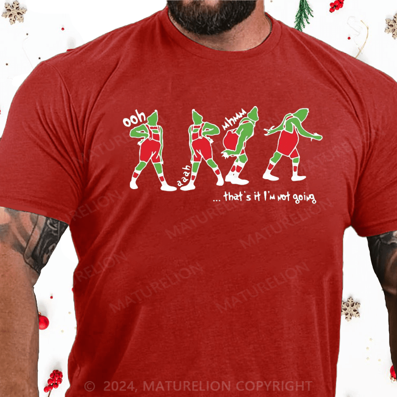 Maturelion Christmas T-Shirt Dead Inside But Merry Funny Skeleton Coffee Christmas Gift T-Shirt