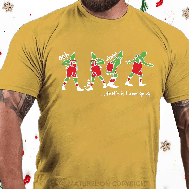 Maturelion Christmas T-Shirt Dead Inside But Merry Funny Skeleton Coffee Christmas Gift T-Shirt
