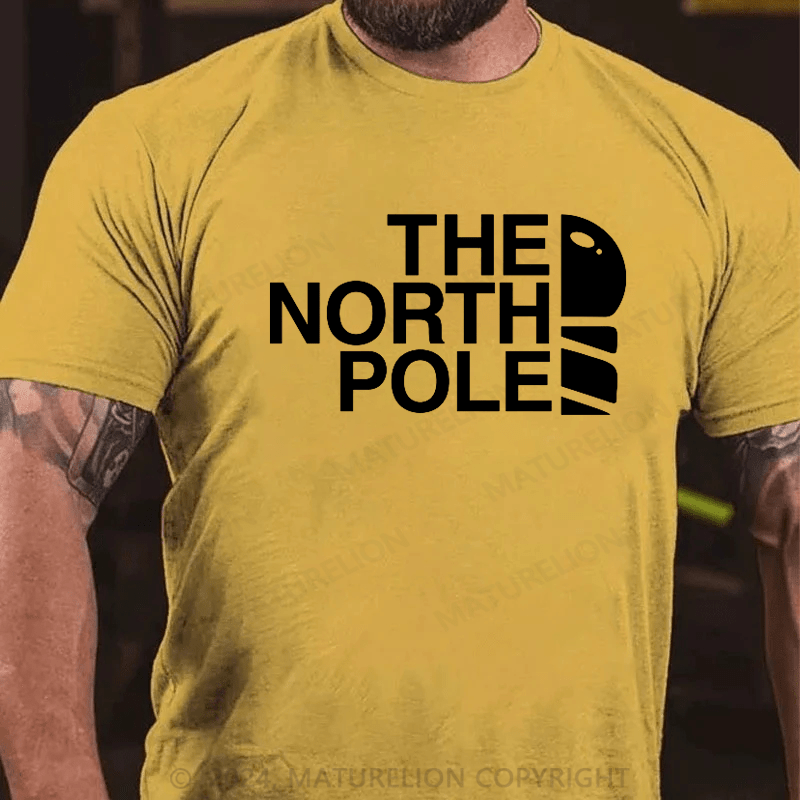 Maturelion Christmas T-Shirt The North Pole Christmas T-Shirt