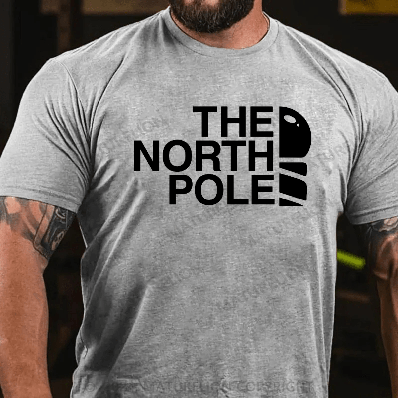 Maturelion Christmas T-Shirt The North Pole Christmas T-Shirt