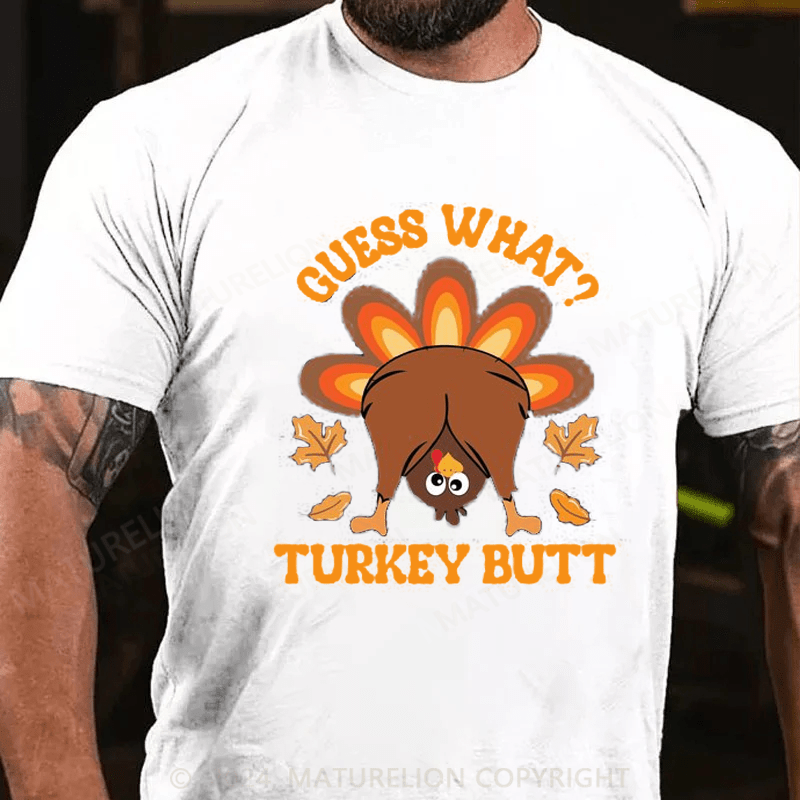 Maturelion Thanksgiving T-Shirt Turkey Moo Cow Funny Thanksgiving T-Shirt