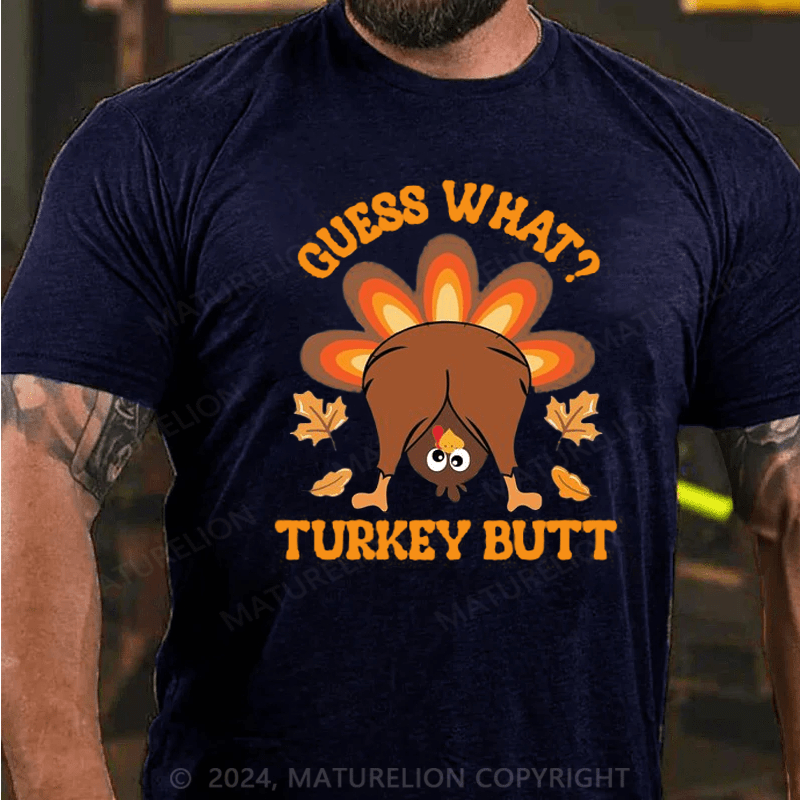 Maturelion Thanksgiving T-Shirt Turkey Moo Cow Funny Thanksgiving T-Shirt