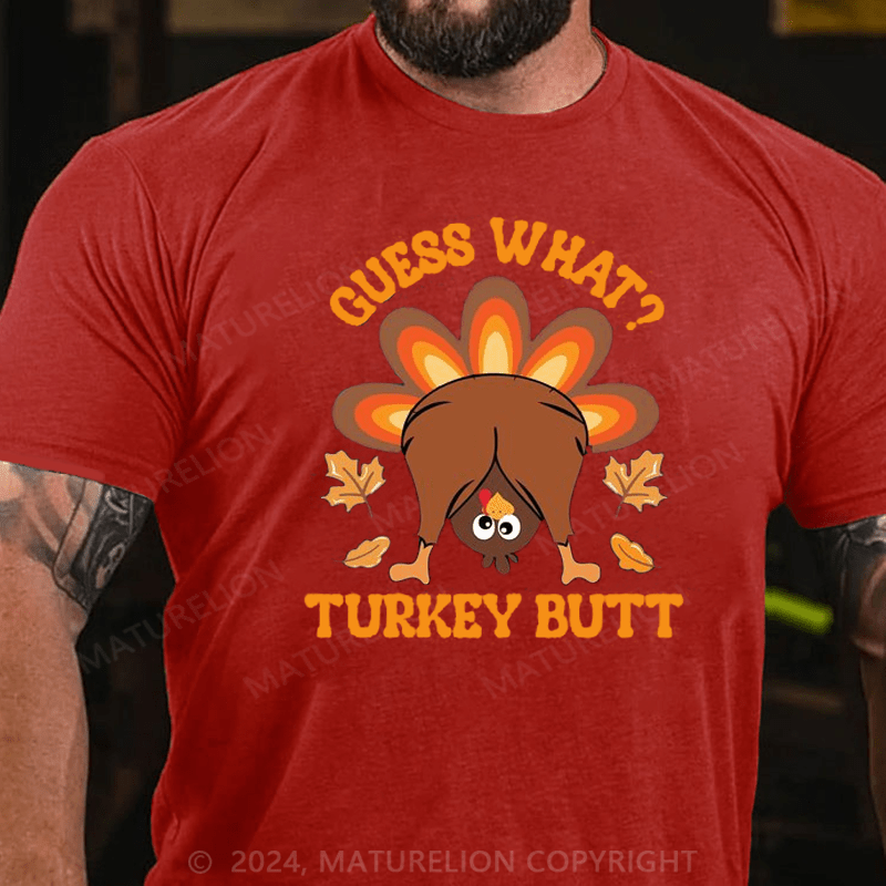 Maturelion Thanksgiving T-Shirt Turkey Moo Cow Funny Thanksgiving T-Shirt