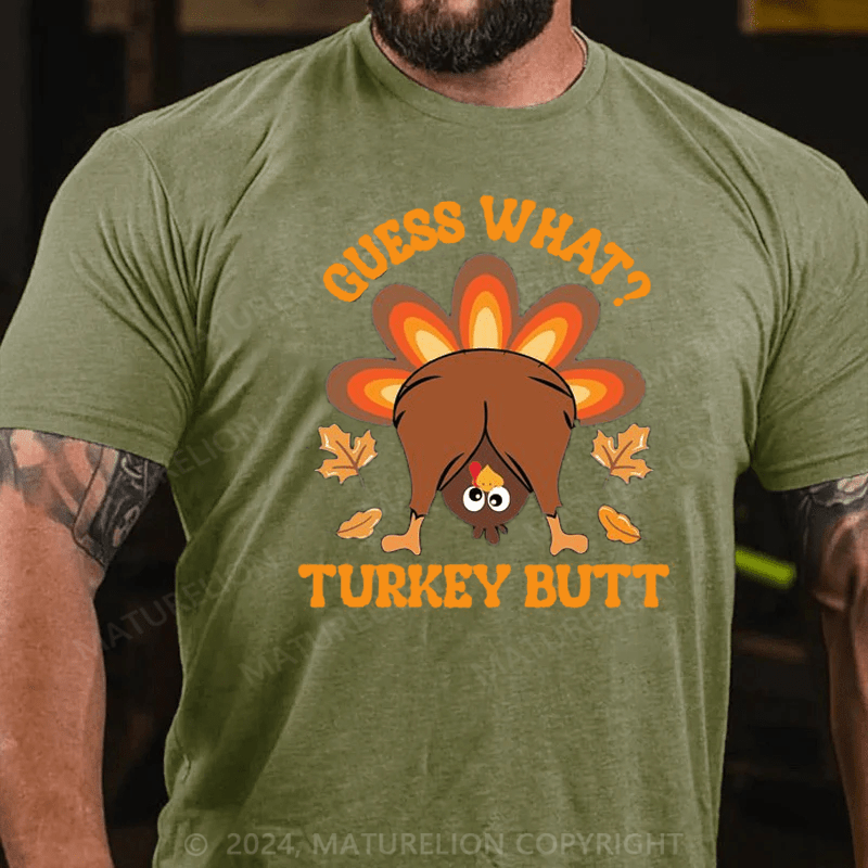 Maturelion Thanksgiving T-Shirt Turkey Moo Cow Funny Thanksgiving T-Shirt