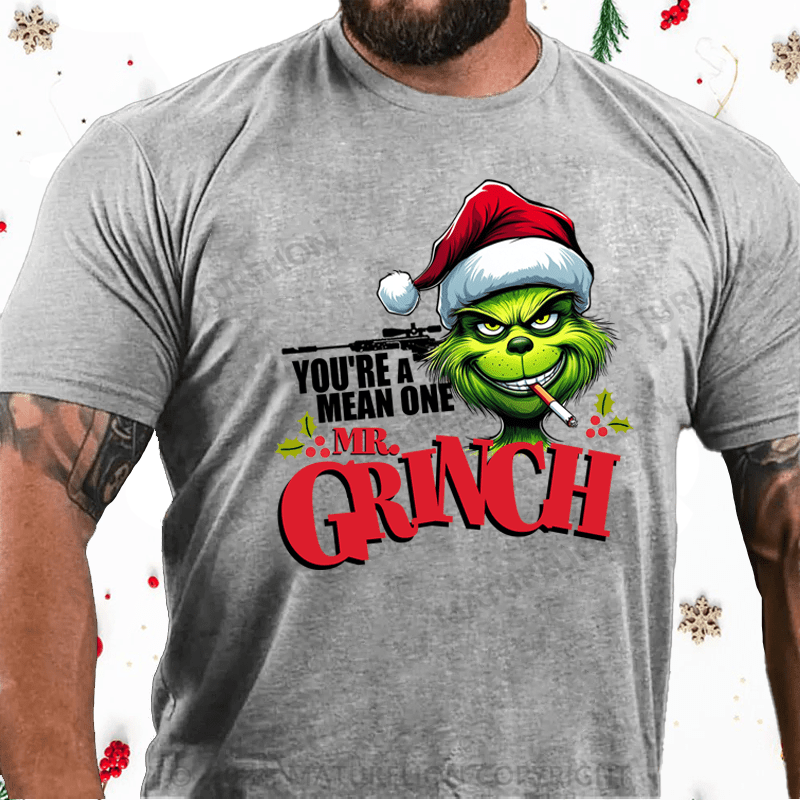 Maturelion Christmas T-Shirt Mr.Grinch Graphic T-shirt