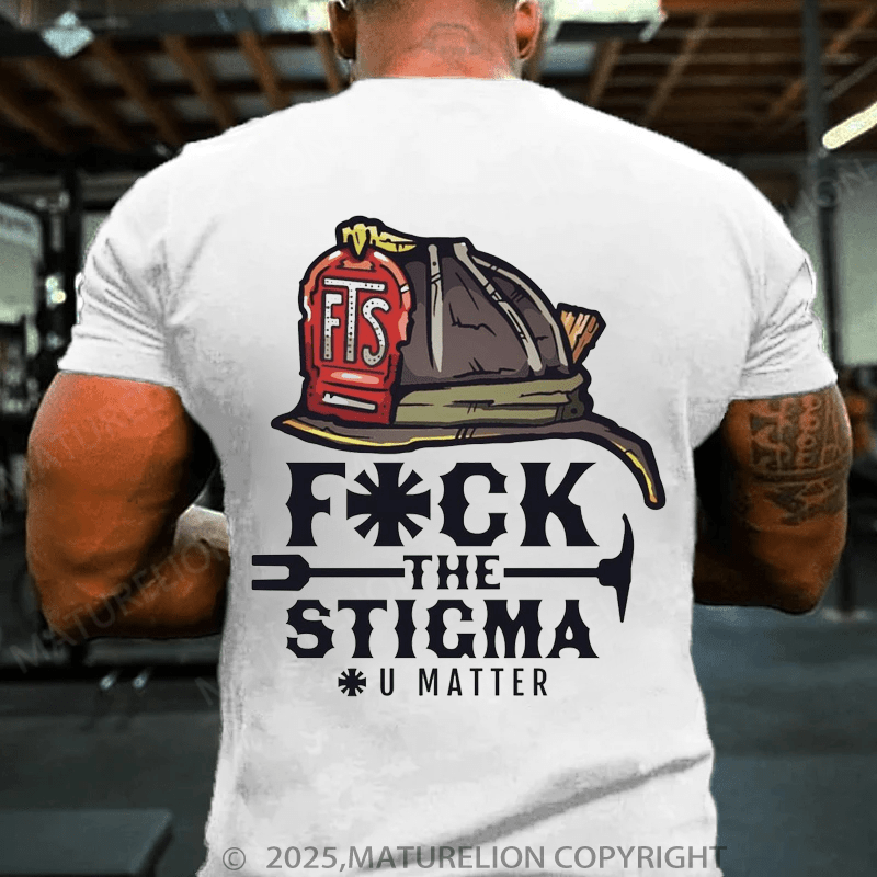 Maturelion Men's T-shirt Fuck The Sticma T-shirt