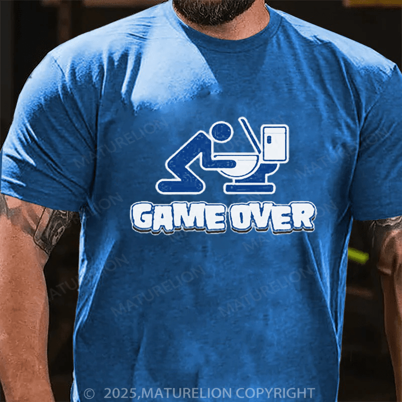 Maturelion St Patrick's T-Shirt Game Over Drunk T-Shirt