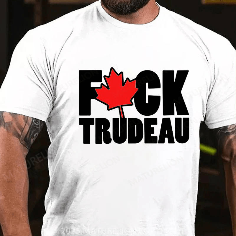 Maturelion Men's T-shirt Fuck Trudeau Essential T-Shirt