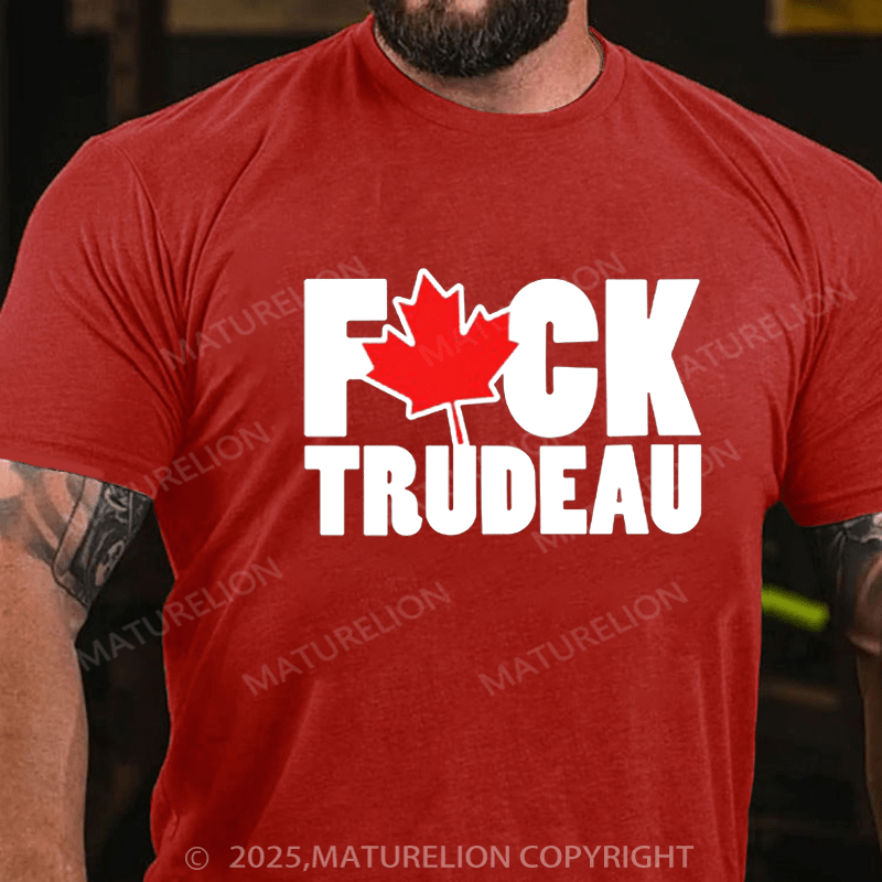 Maturelion Men's T-shirt Fuck Trudeau Essential T-Shirt
