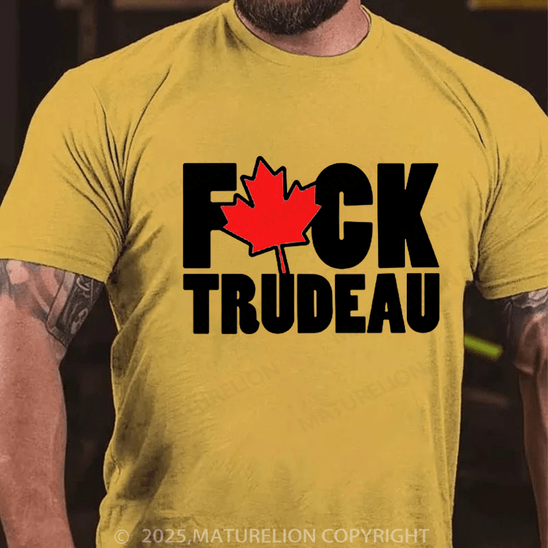 Maturelion Men's T-shirt Fuck Trudeau Essential T-Shirt