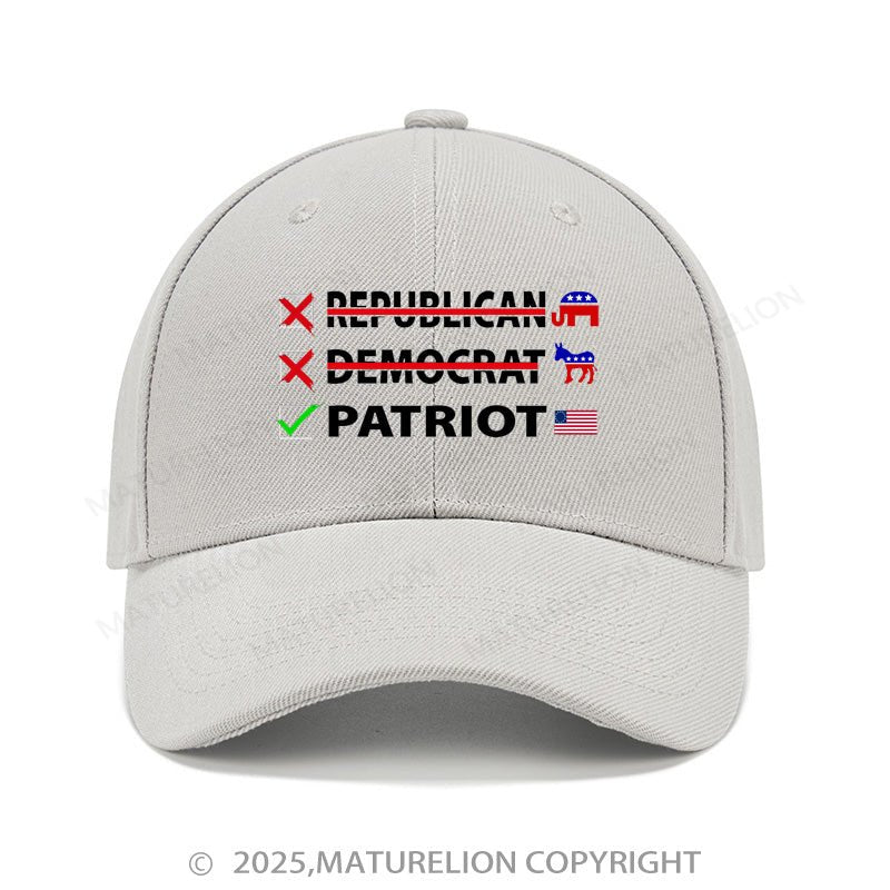 Maturelion Baseball Cap Patriot Cap (Free Customization)