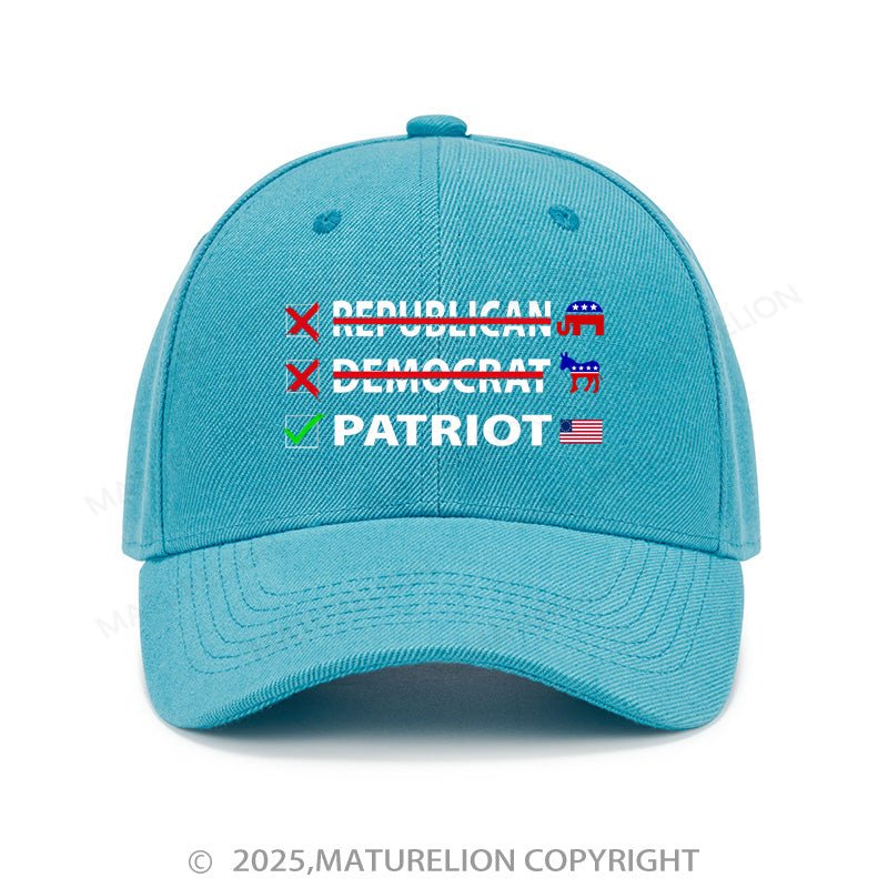 Maturelion Baseball Cap Patriot Cap (Free Customization)