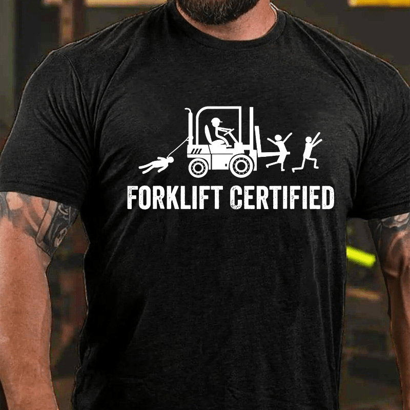 Maturelion Funny Forklift Certified T-shirt (Free Customization)