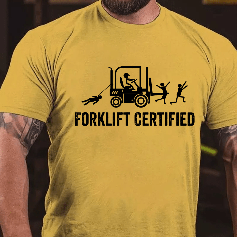 Maturelion Funny Forklift Certified T-shirt (Free Customization)