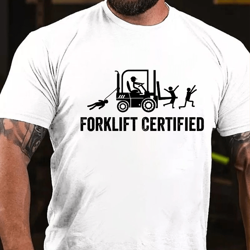 Maturelion Funny Forklift Certified T-shirt (Free Customization)
