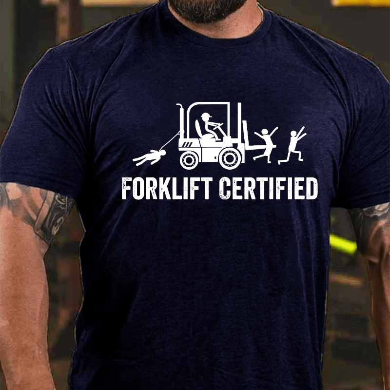 Maturelion Funny Forklift Certified T-shirt (Free Customization)