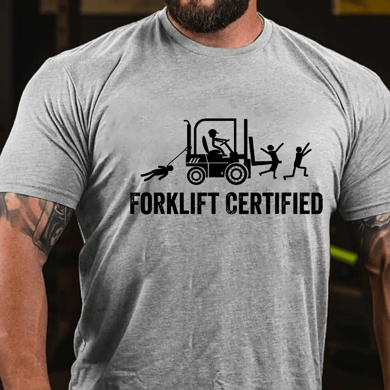 Maturelion Funny Forklift Certified T-shirt (Free Customization)