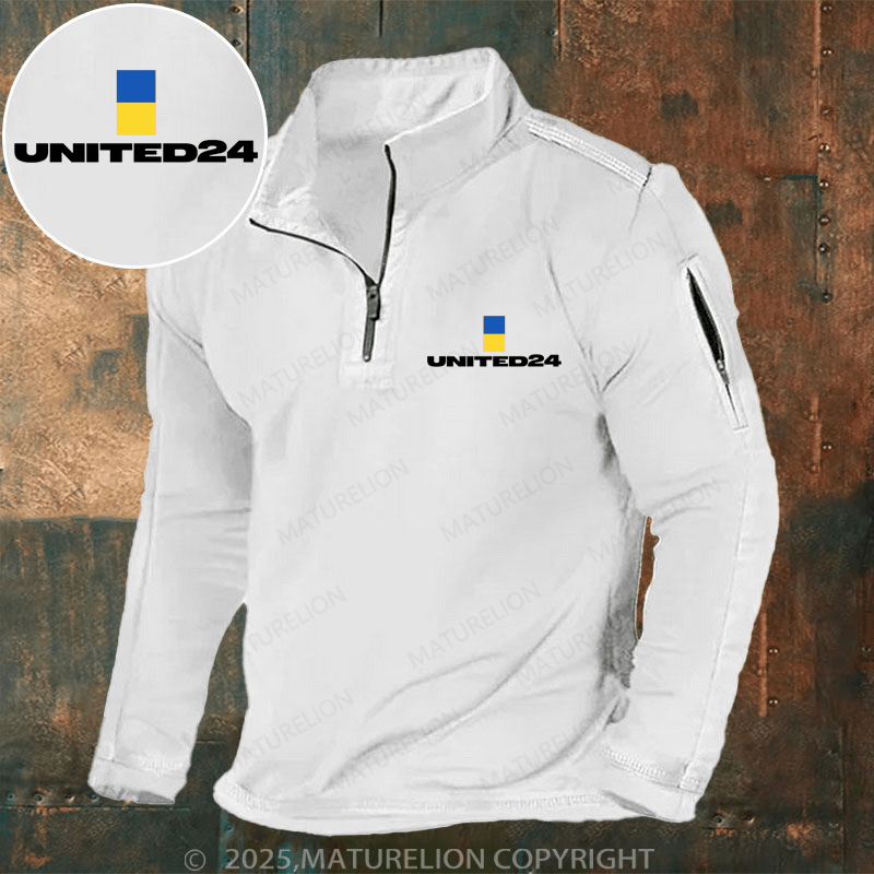 Maturelion Men's Henley Shirt United 24 Henley Shirt