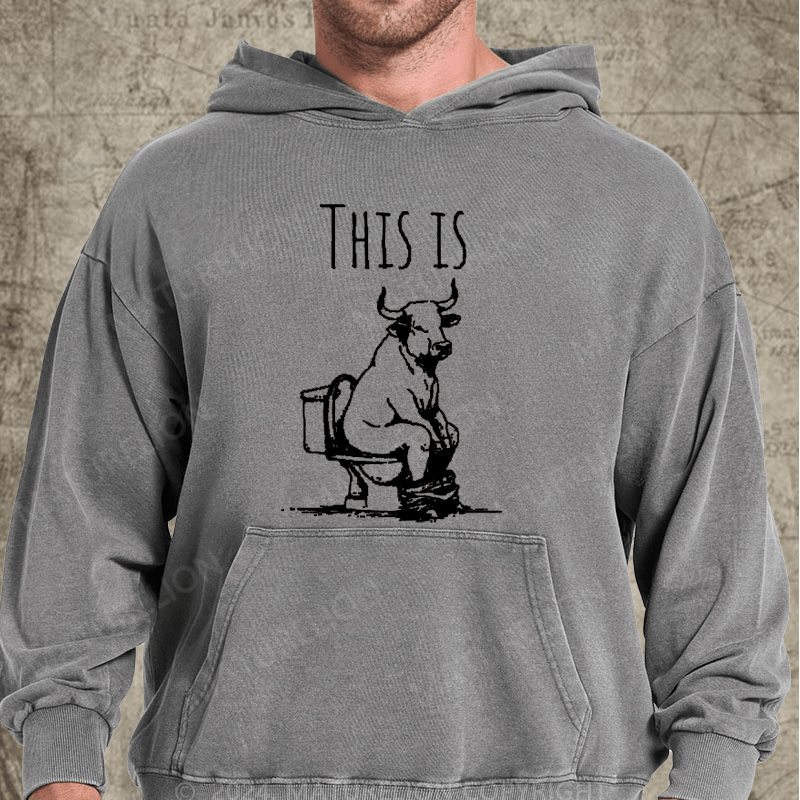 Maturelion This Is Bullshit Washed Custom Hoodies