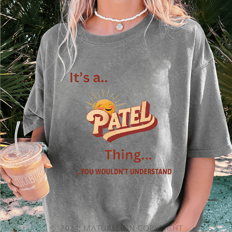 Maturelion Custom Women T-Shirt It's A Your Name Thing You Wouldn't Understand Funny Women T-Shirt