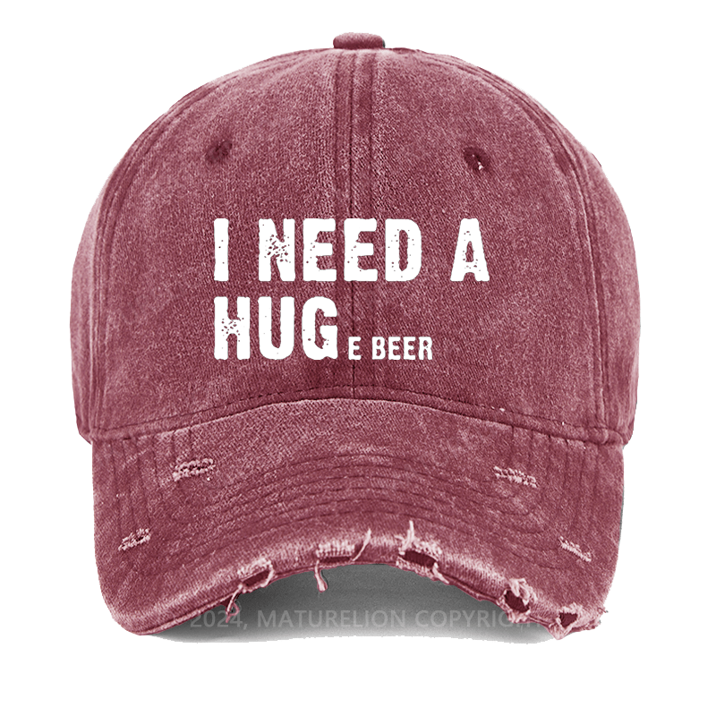 Maturelion I Need A Huge Beer Washed Vintage Cap