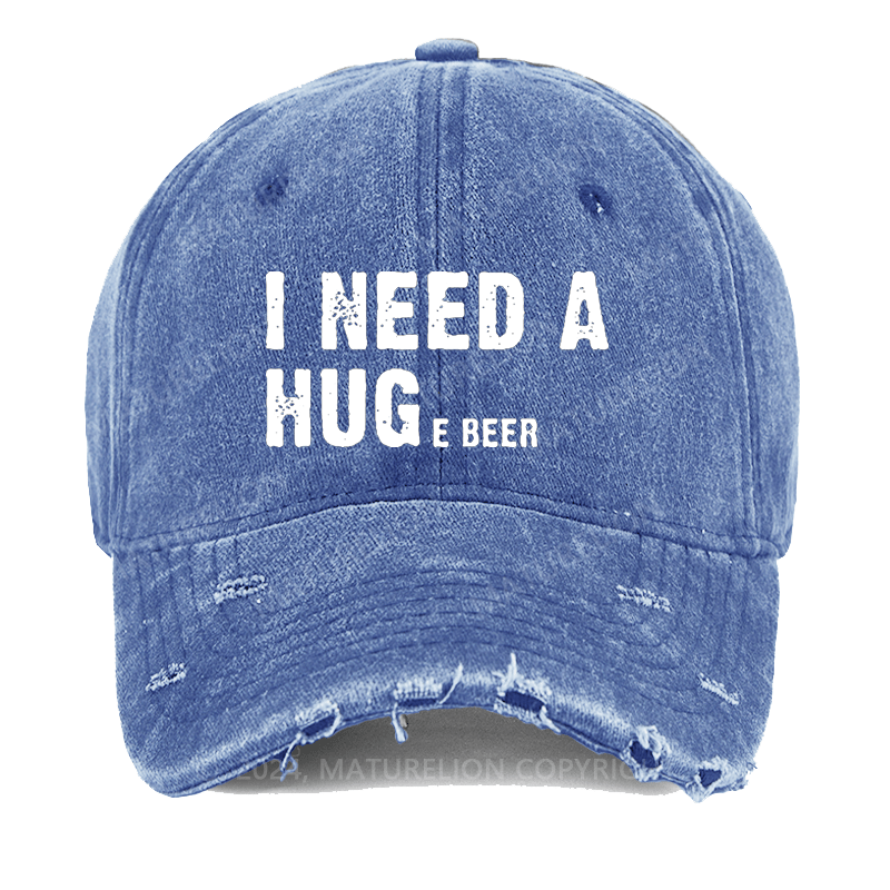 Maturelion I Need A Huge Beer Washed Vintage Cap