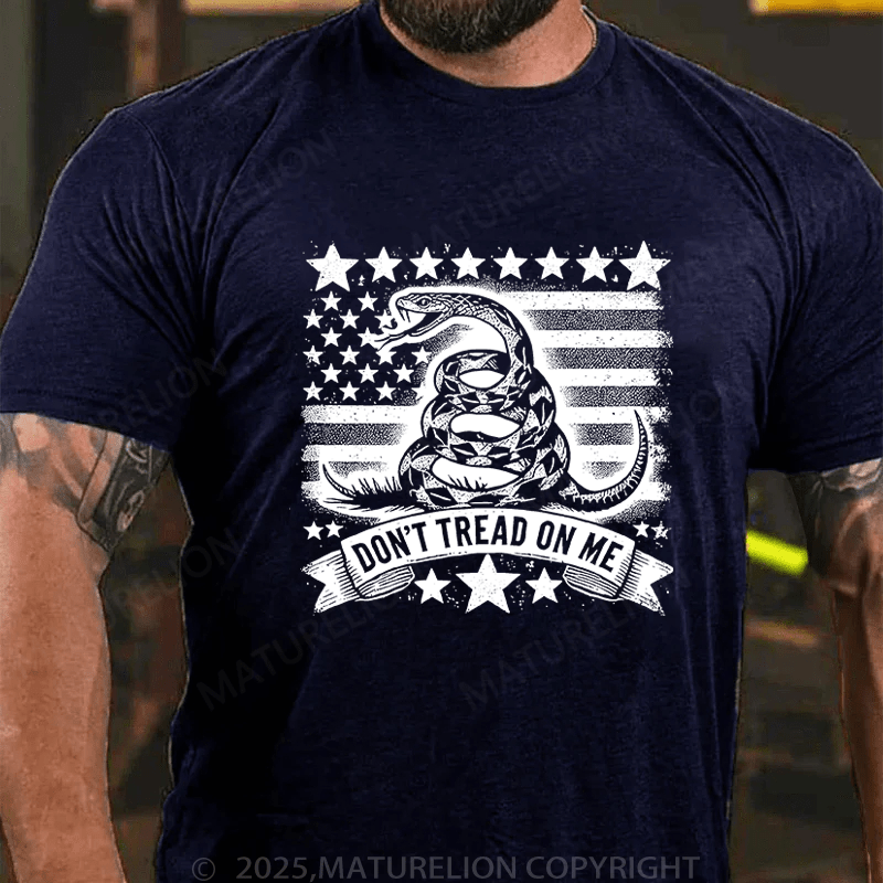 Maturelion Men's T-Shirt Don'T Tread On Me T-Shirt
