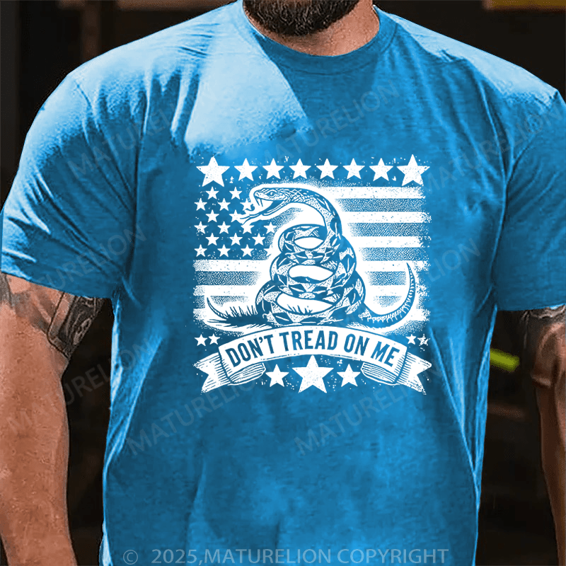 Maturelion Men's T-Shirt Don'T Tread On Me T-Shirt