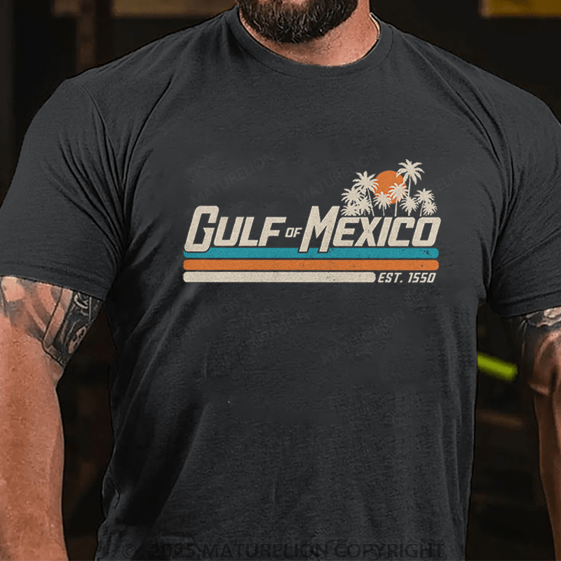 Maturelion Men's T-Shirt Gulf Of Mexico T-Shirt (Free Customization)