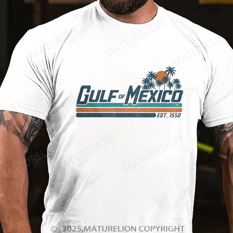 Maturelion Men's T-Shirt Gulf Of Mexico T-Shirt (Free Customization)