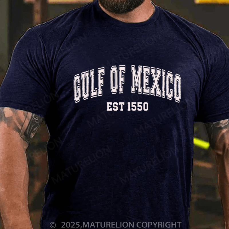 Maturelion Men's T-Shirt Gulf Of Mexico T-Shirt (Free Customization)