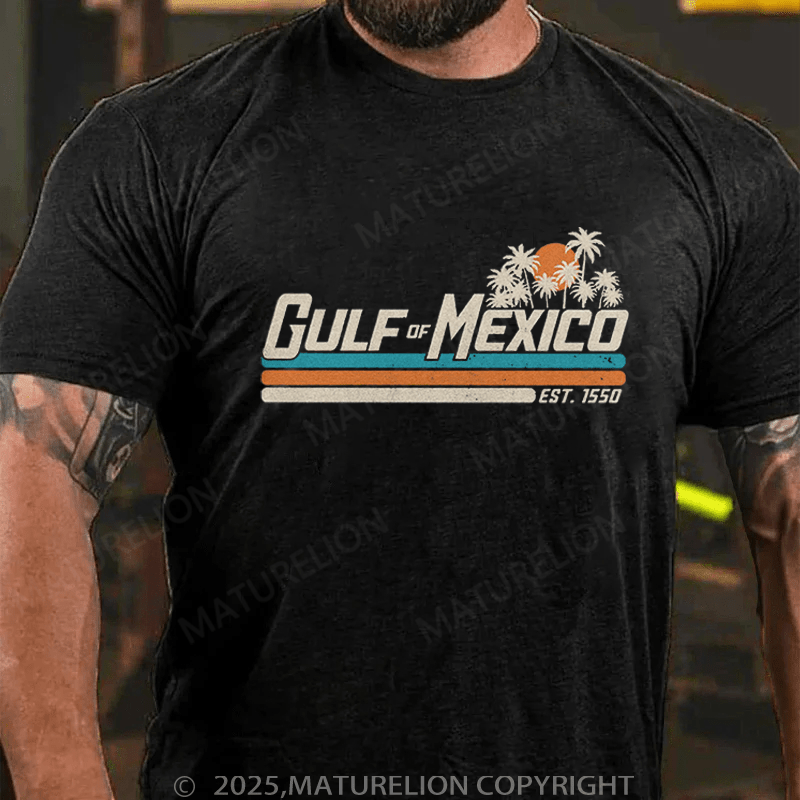 Maturelion Men's T-Shirt Gulf Of Mexico T-Shirt (Free Customization)