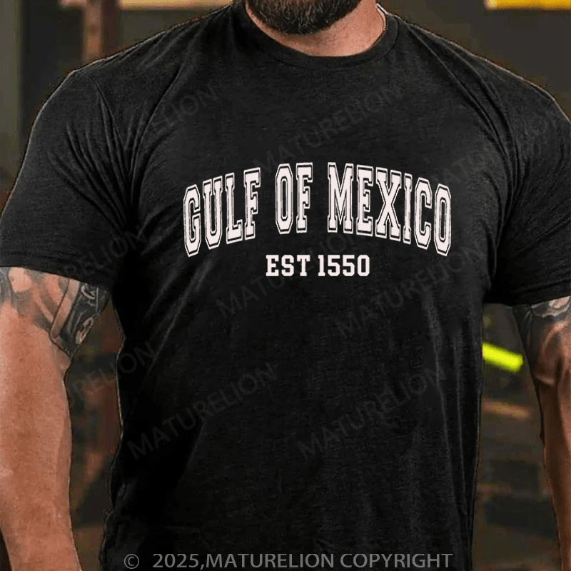 Maturelion Men's T-Shirt Gulf Of Mexico T-Shirt (Free Customization)