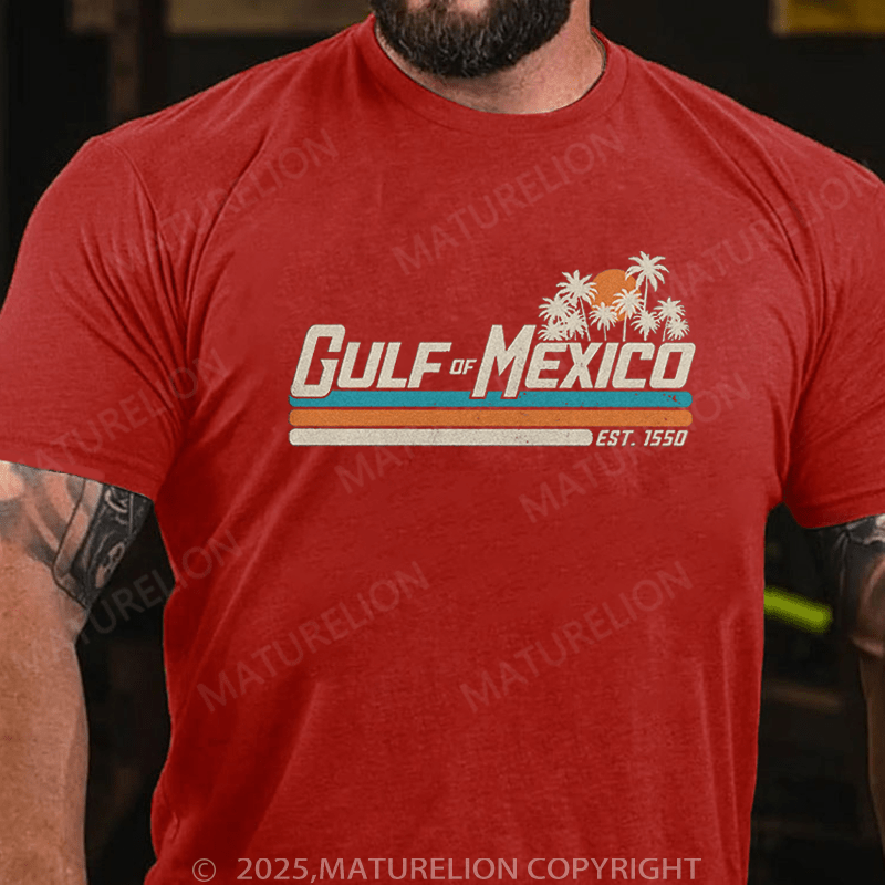 Maturelion Men's T-Shirt Gulf Of Mexico T-Shirt (Free Customization)