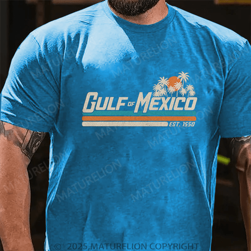 Maturelion Men's T-Shirt Gulf Of Mexico T-Shirt (Free Customization)