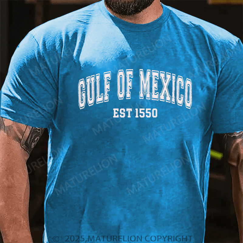 Maturelion Men's T-Shirt Gulf Of Mexico T-Shirt (Free Customization)